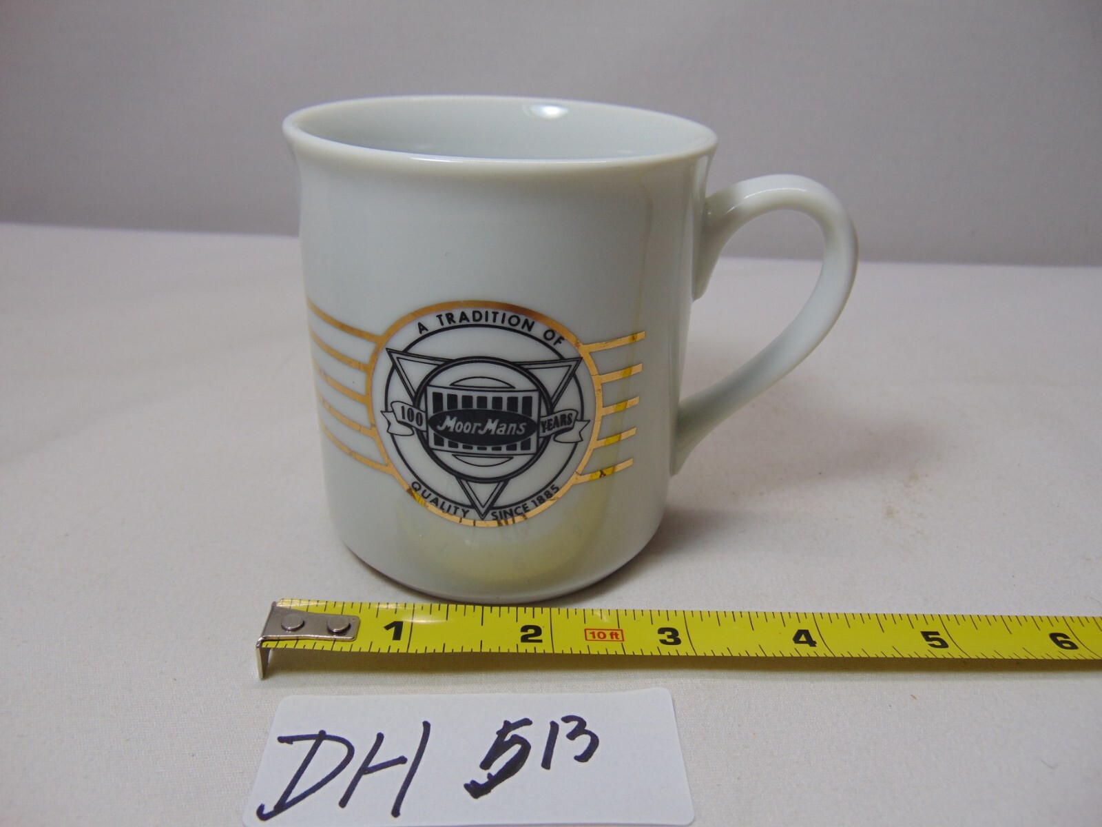 Vintage  Moorman’s Feed Company Coffee Cup 100 Years 1885 to 1985 Moor Mans