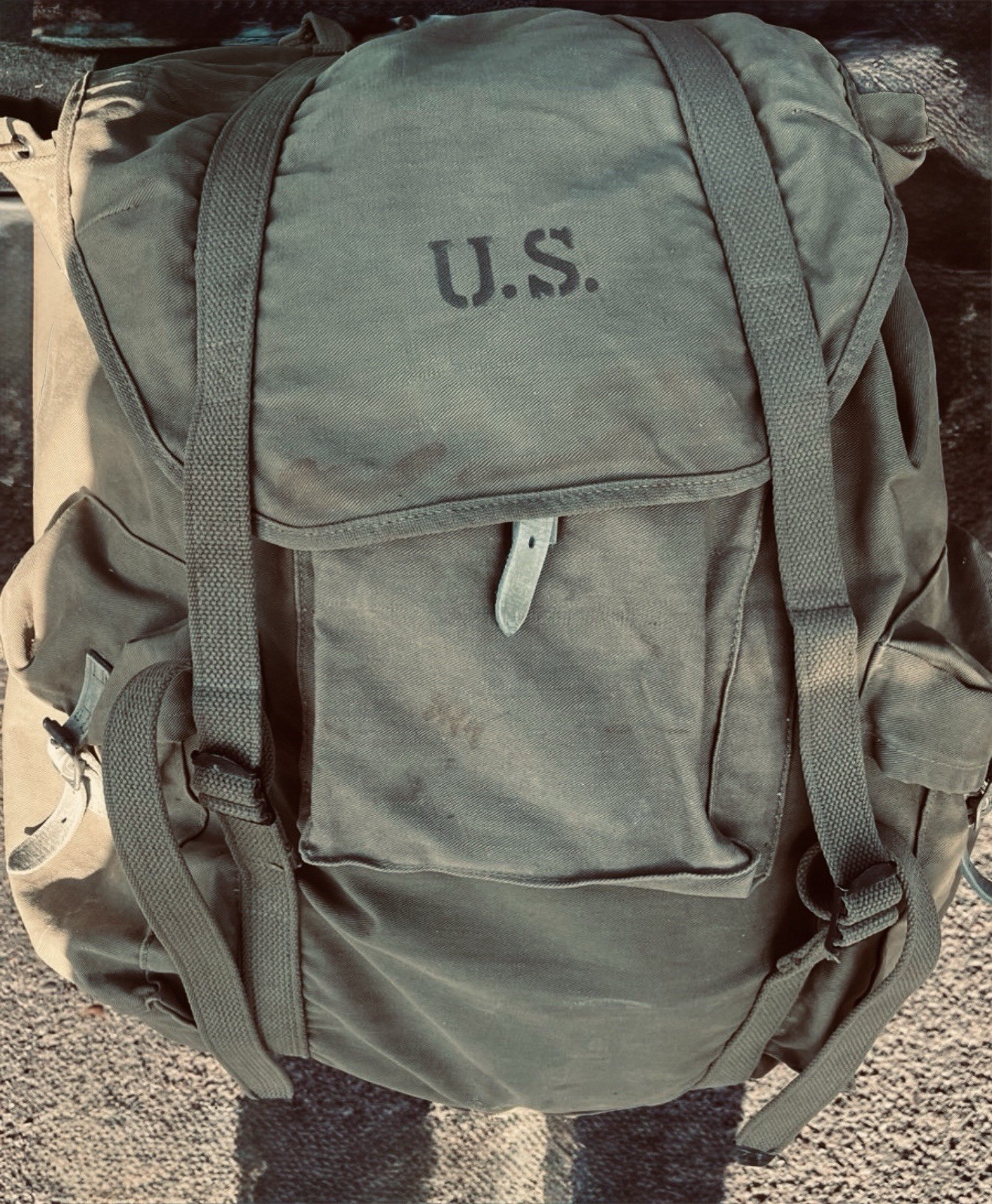 WWII US Army M1941 Mountain Rucksack Pack w/ Frame Meese Inc 1942 Dated Original