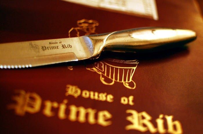 2 Lot Rare House of Prime Rib Steak Lightsaber Knife May the 4th be with You