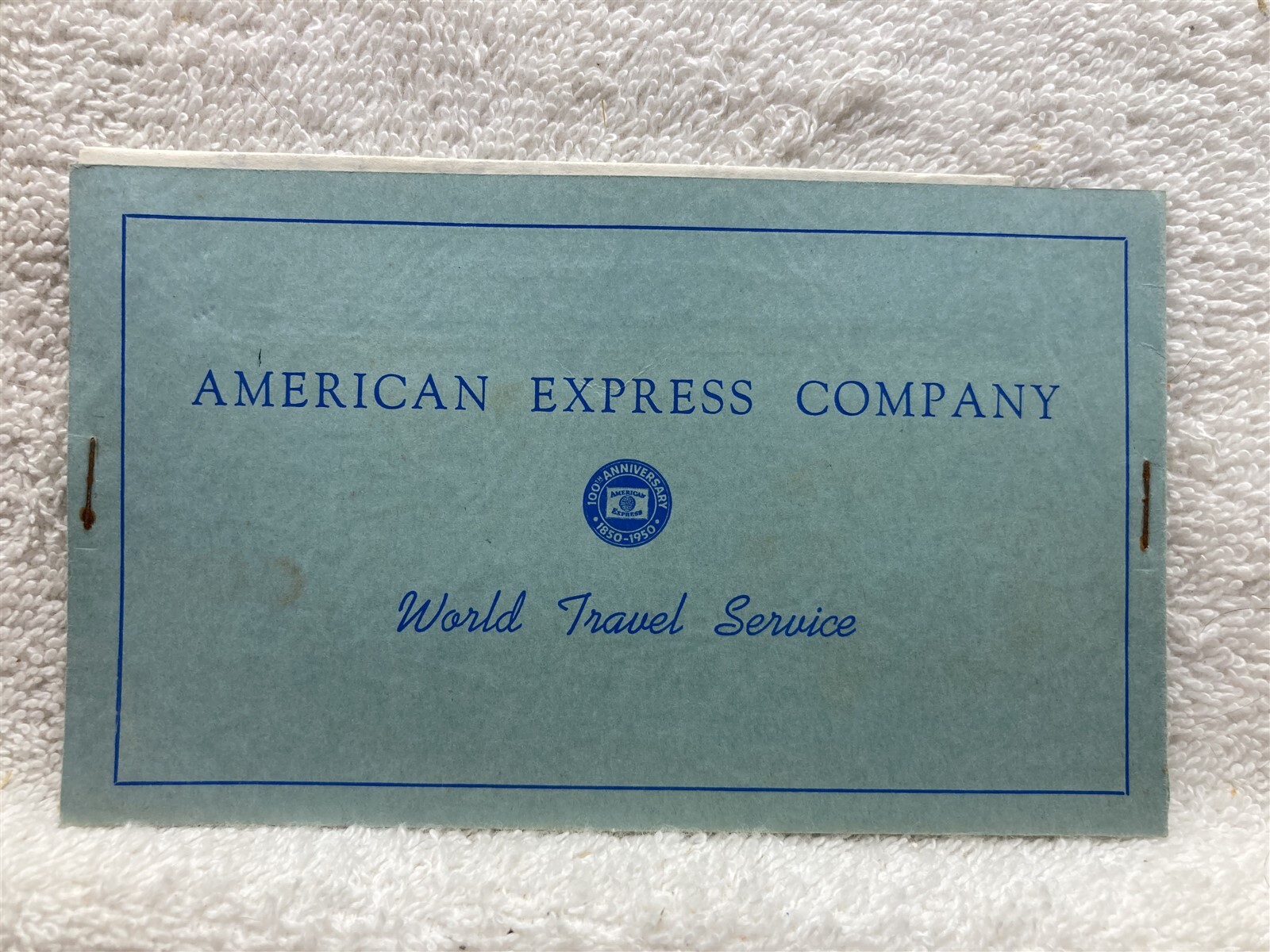 1950 New England Tour Receipt American Express Travel Company Folder Vtg