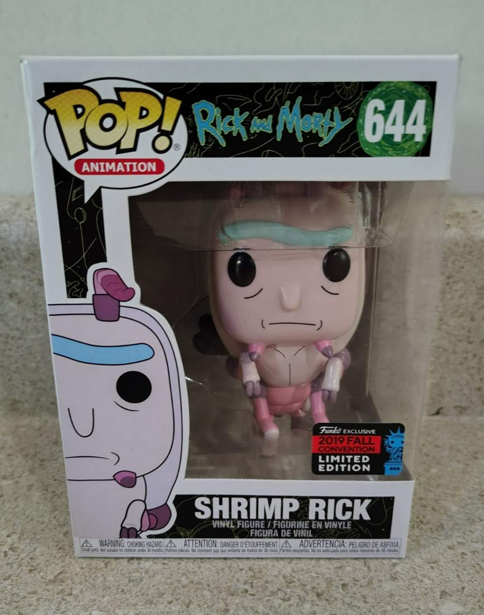 Funko Pop Animation Rick And Morty Shrimp Rick #644 2019