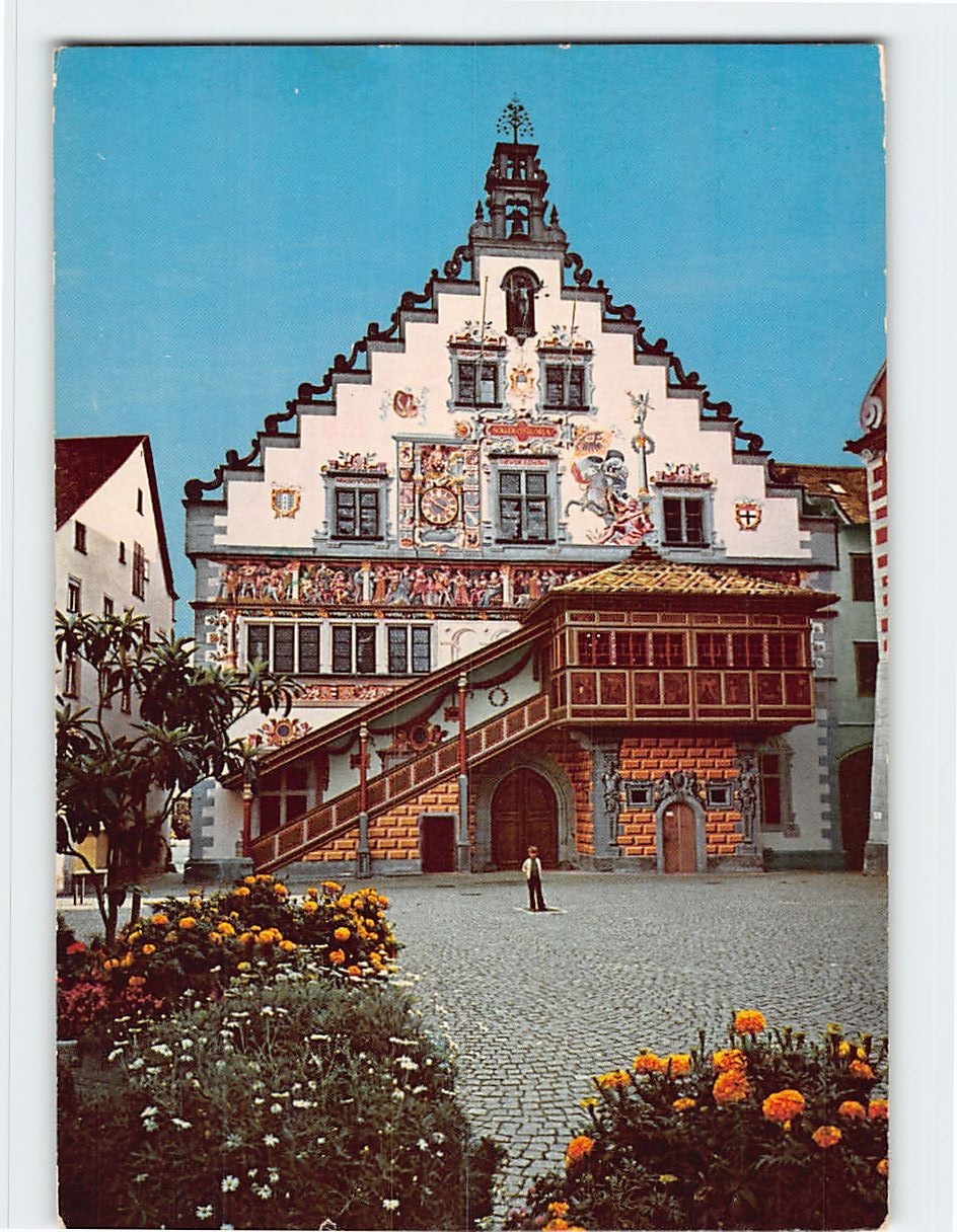 Postcard Old Town Hall in Lindau Germany