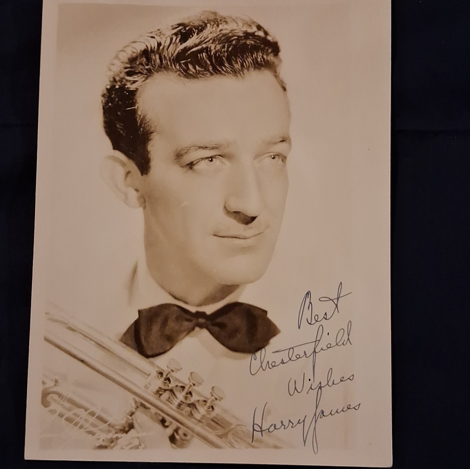 Big Band Harry James Autograph Signed 5\