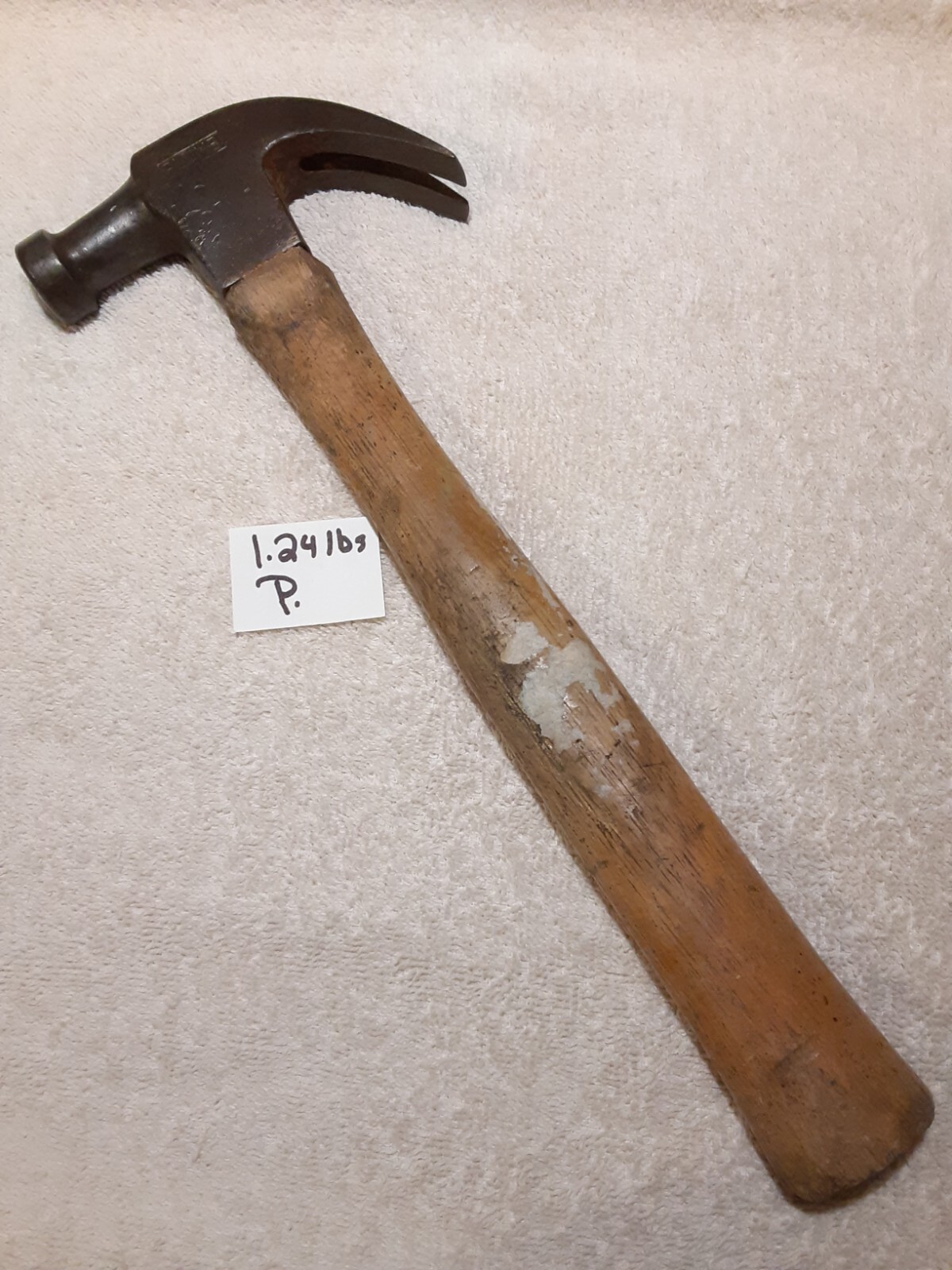 VINTAGE PLUMB CARPENTERS CLAW HAMMER 1.24 LBS VINTAGE PLUMB CARPENTERS CLAW HAMMER 1.24 LBS