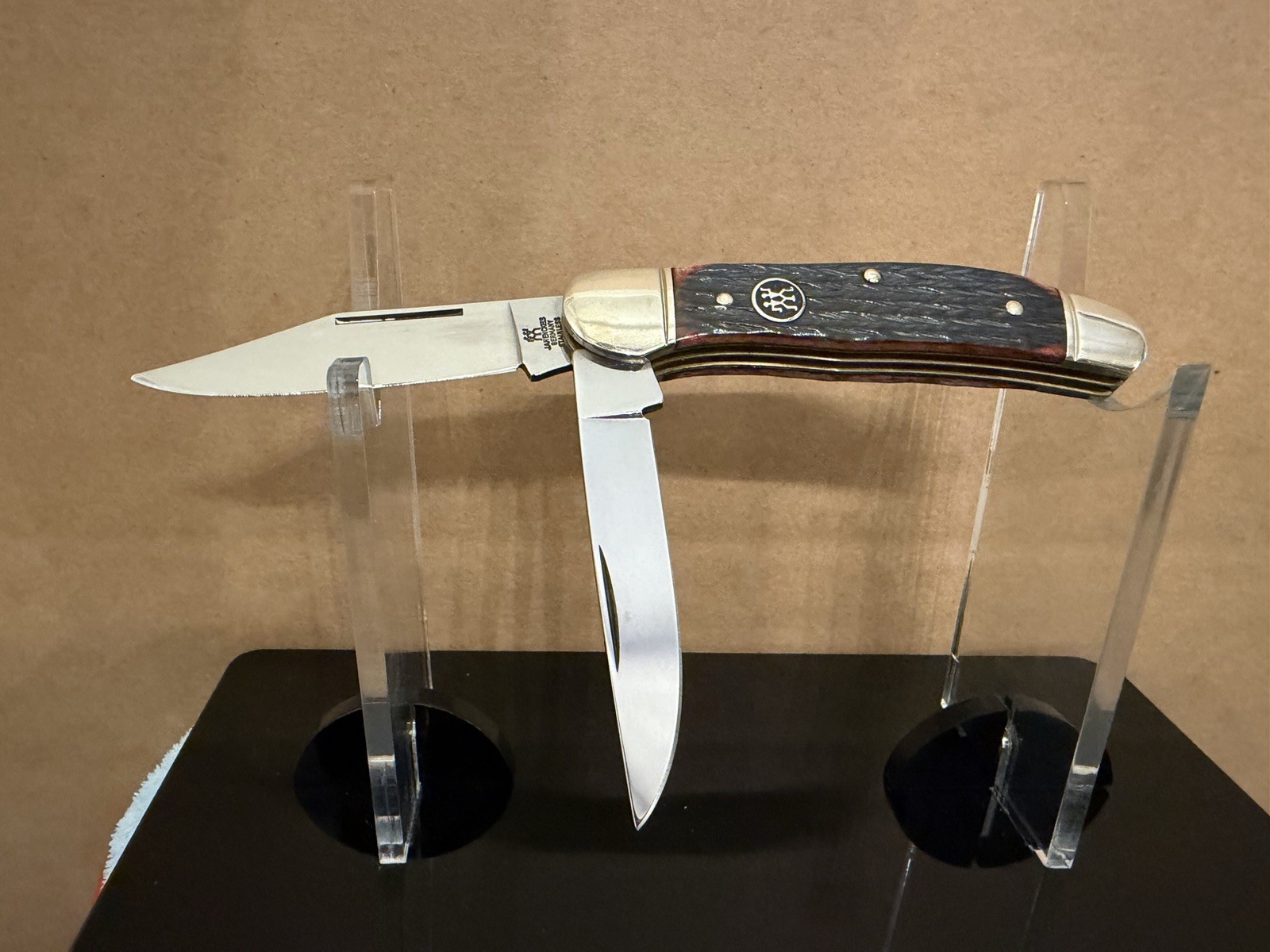 Zwilling J.A. Henckels Trapper Pocket Knife Jigged Bone *NEW OLD STOCK* NO BOX 