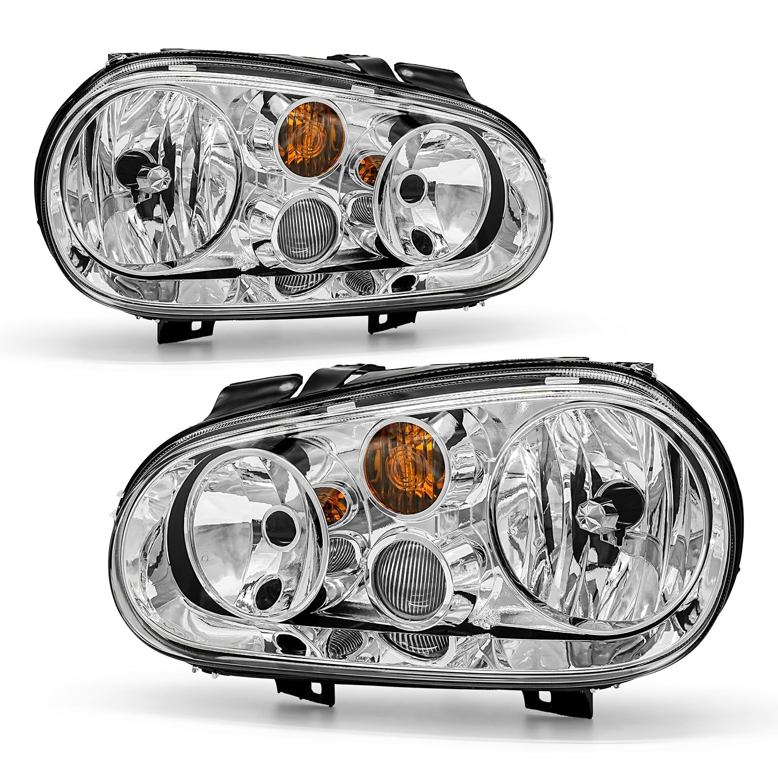Headlight Assembly for 1999 2000 2001 2002 2003 2004 2005 2006 Volkswagen Gol...