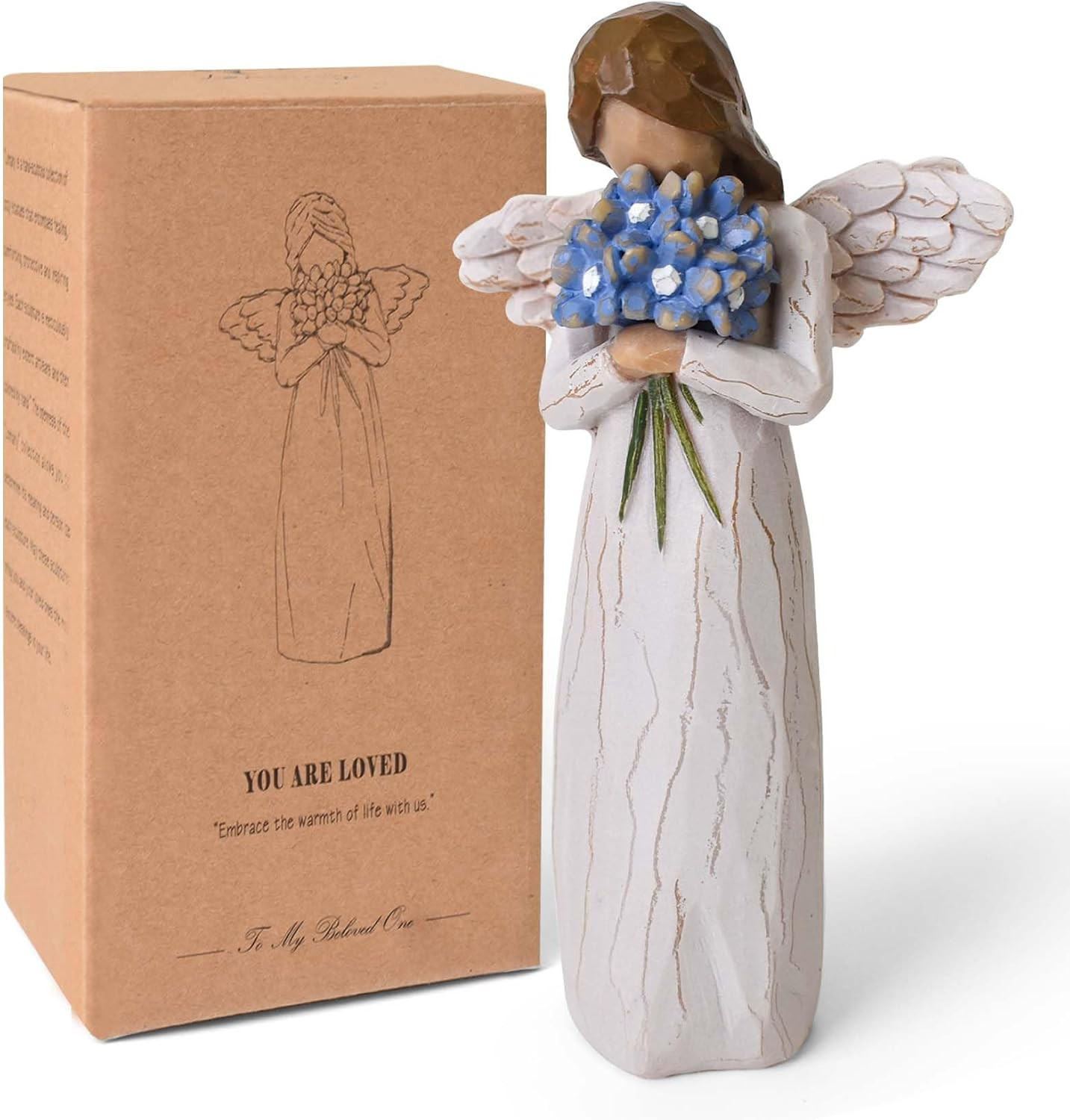 Forget Me Not Guardian Angel Figurines, Sympathy Gifts for Loss of Loved One, Mi Forget Me Not Guardian Angel Figurines, Sympathy Gifts for Loss of Loved One, Mi