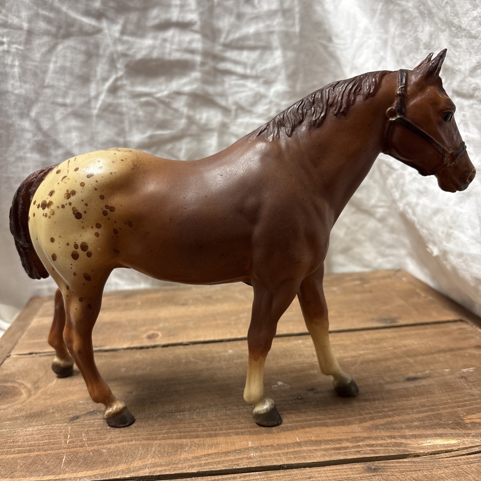 Vintage 1970 Breyer Horse Chestnut Appaloosa Gelding #97 