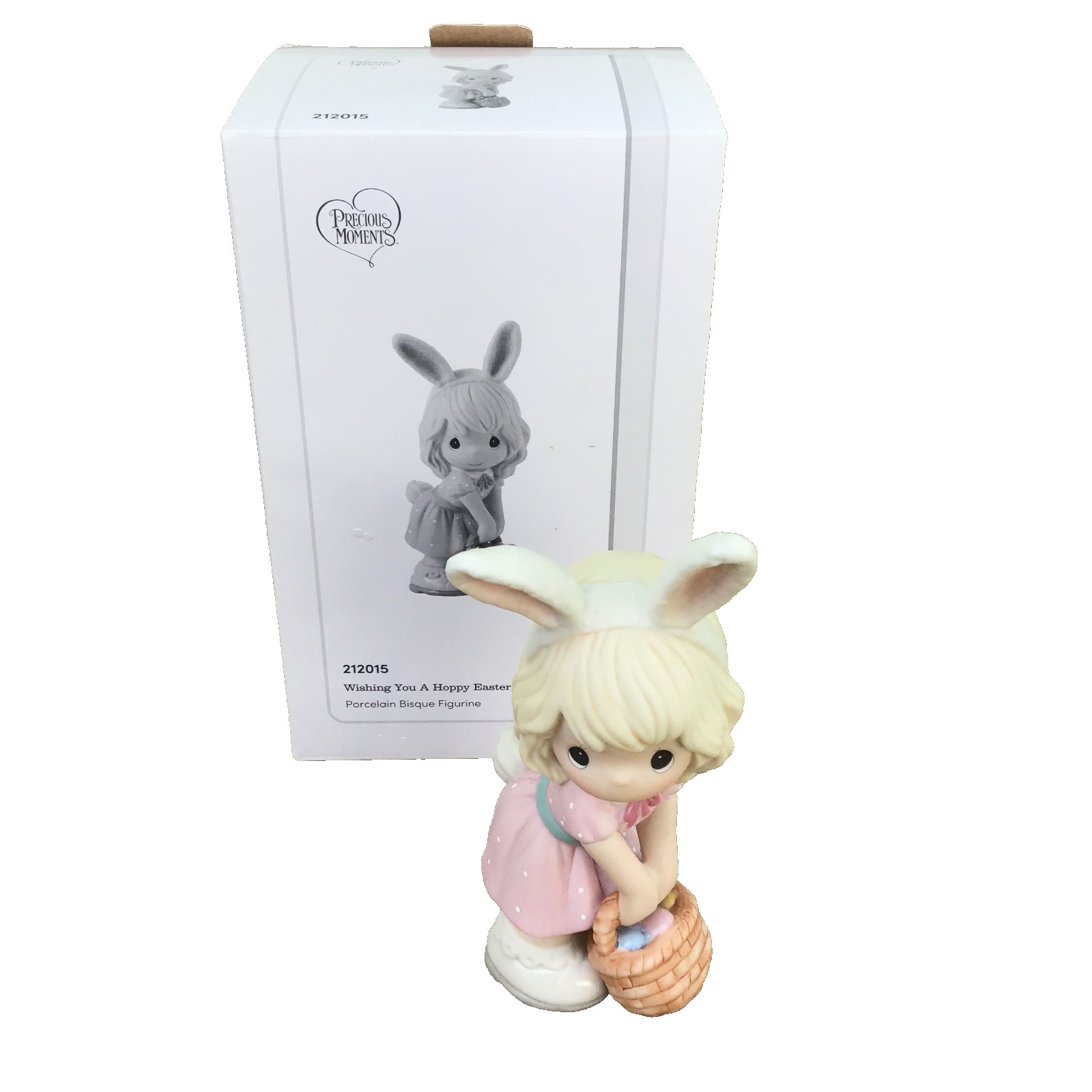 Precious Moments Wishing You A Hoppy Easter Girl Figurine 212015 Precious Moments Wishing You A Hoppy Easter Girl Figurine 212015