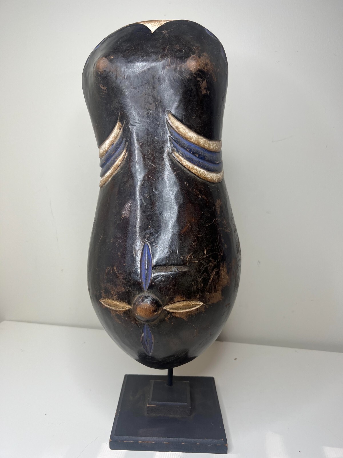 Makonde Pregnant Belly Mask Njorowe African Art 18 Makonde Pregnant Belly Mask Njorowe African Art 18
