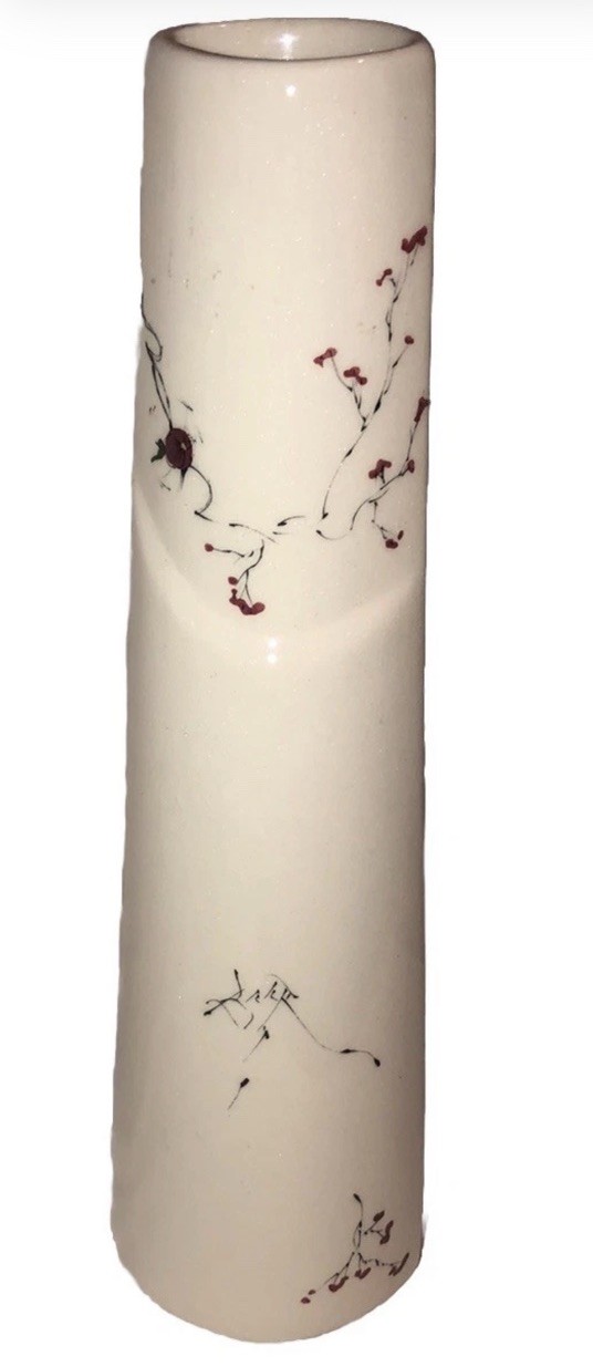 Nice Vintage Bud Vase Barbara Baatz Porcelain Vase