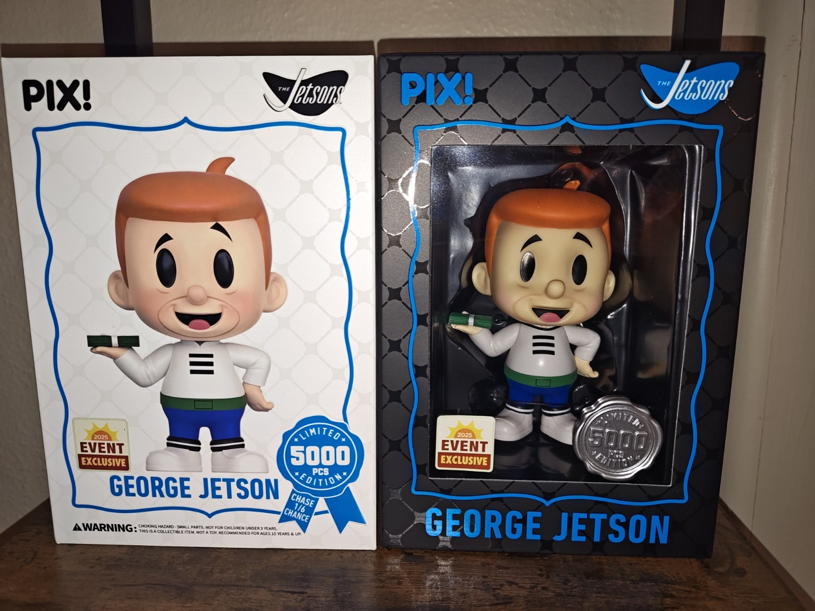 Thrilljoy PIX The Jetsons George Jetson Common Figure LE 5000 Exclusive