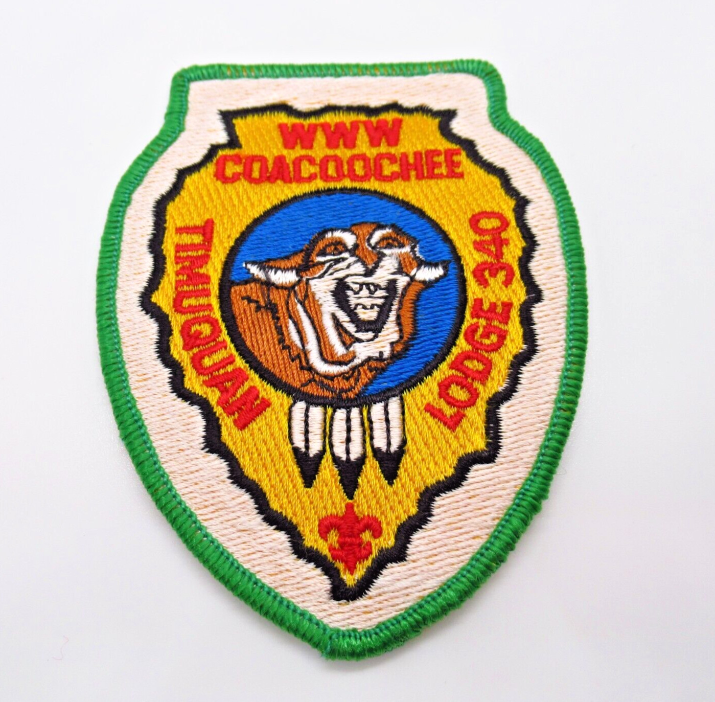 Timuquan Lodge 340 Patch OA WWW Coacoochee Arrowhead BSA Panther Iron On
