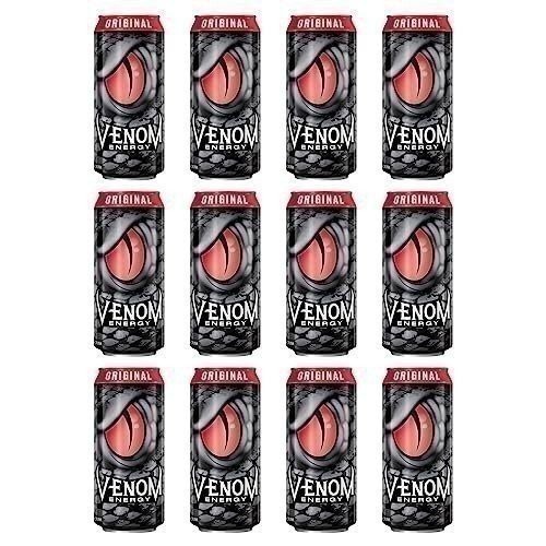 Venom Energy Drink, 16 Fl Oz, 12 Pack, 0 Fat, 160mg Caffeine Venom Energy Drink, 16 Fl Oz, 12 Pack, 0 Fat, 160mg Caffeine