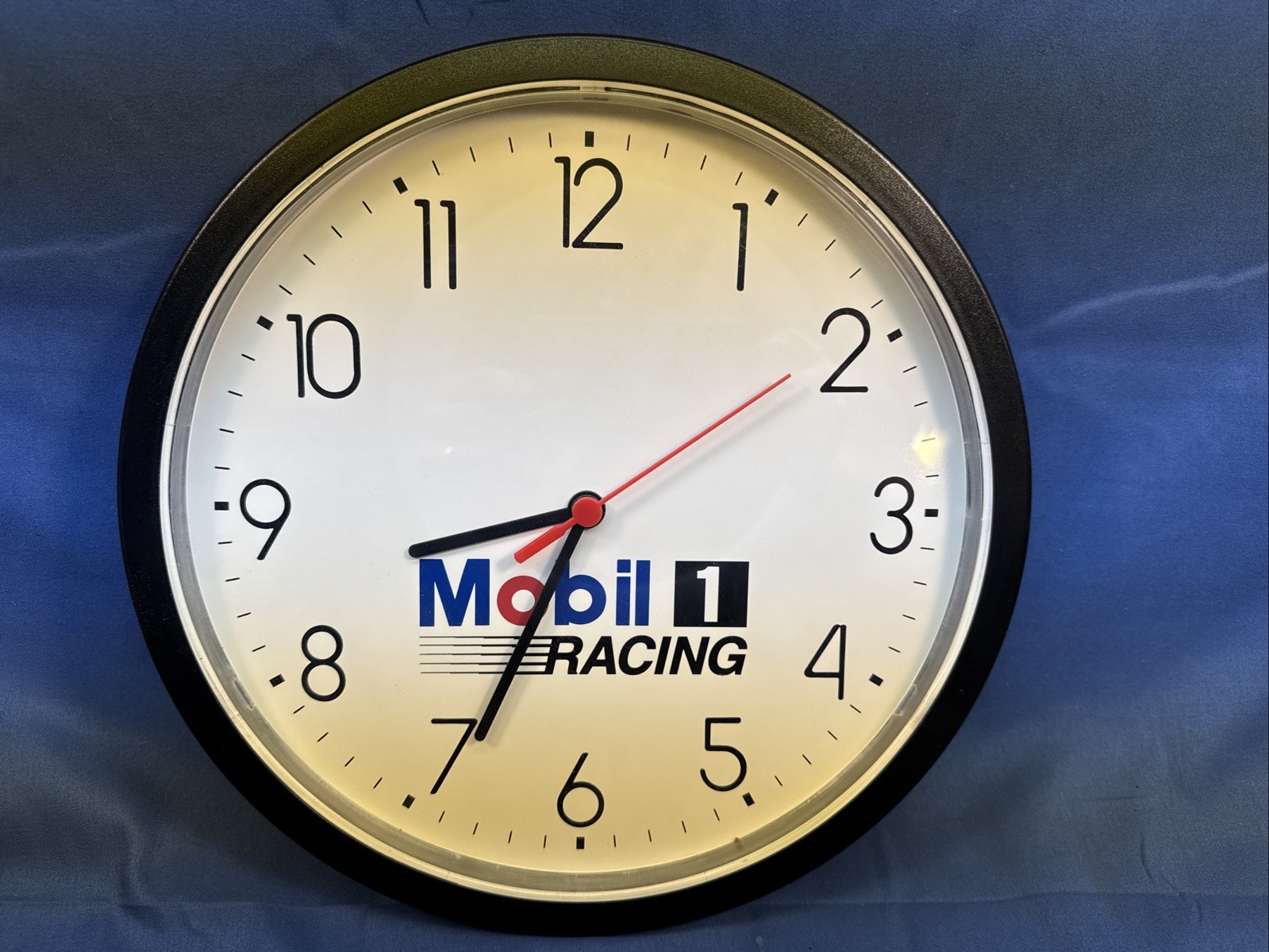 Mobil 1 Racing Performance Wall Clock 11 1/2 Inches Round