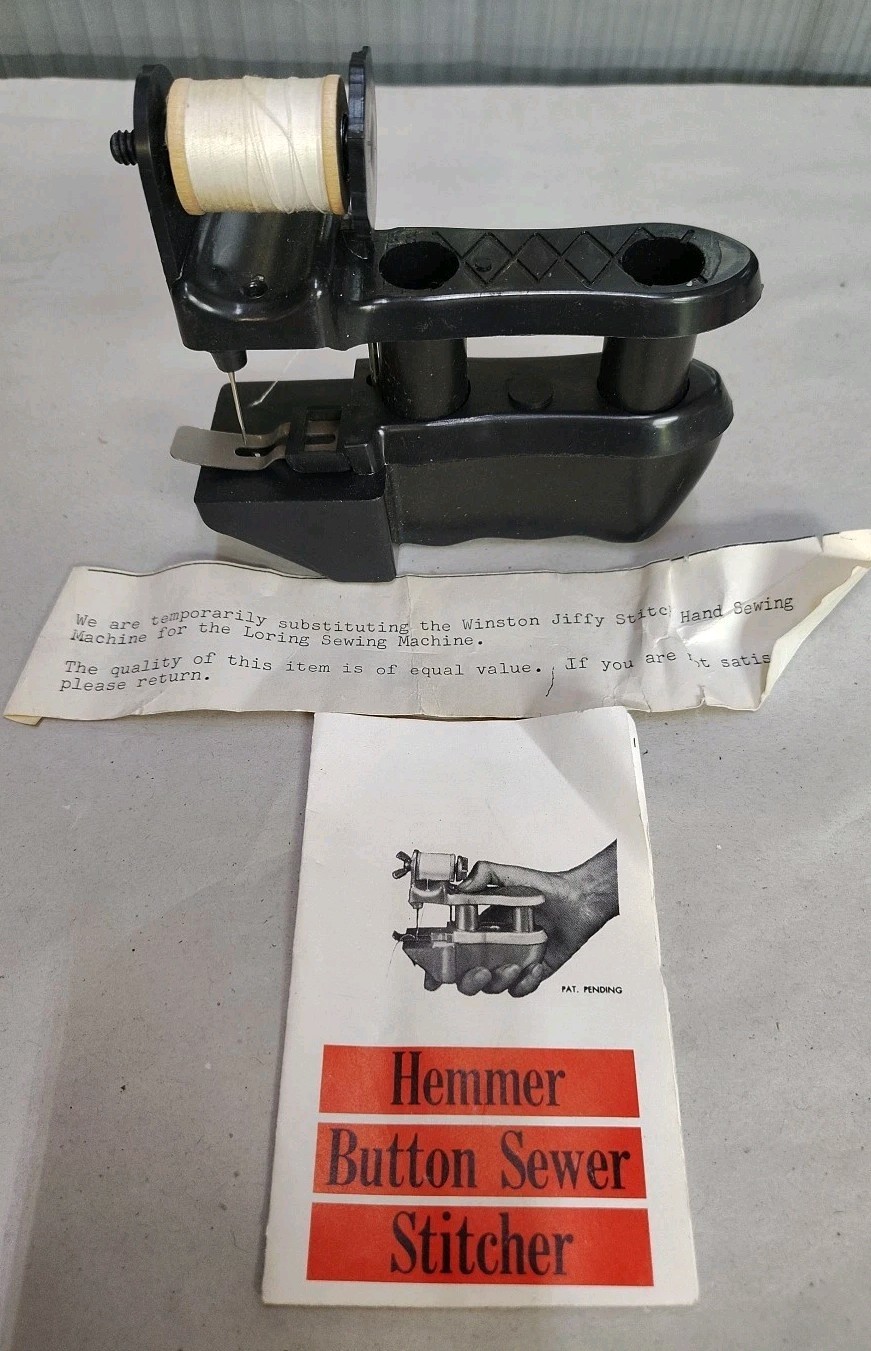 Vintage NK Morris Hemmer Button Sewer Stitcher No Box