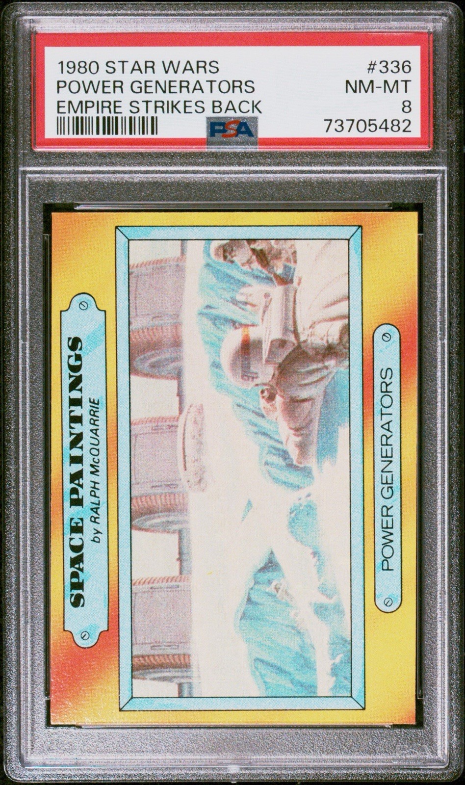 1980 Topps Star Wars The Empire Strikes Back Card #336 Power Generators PSA 8