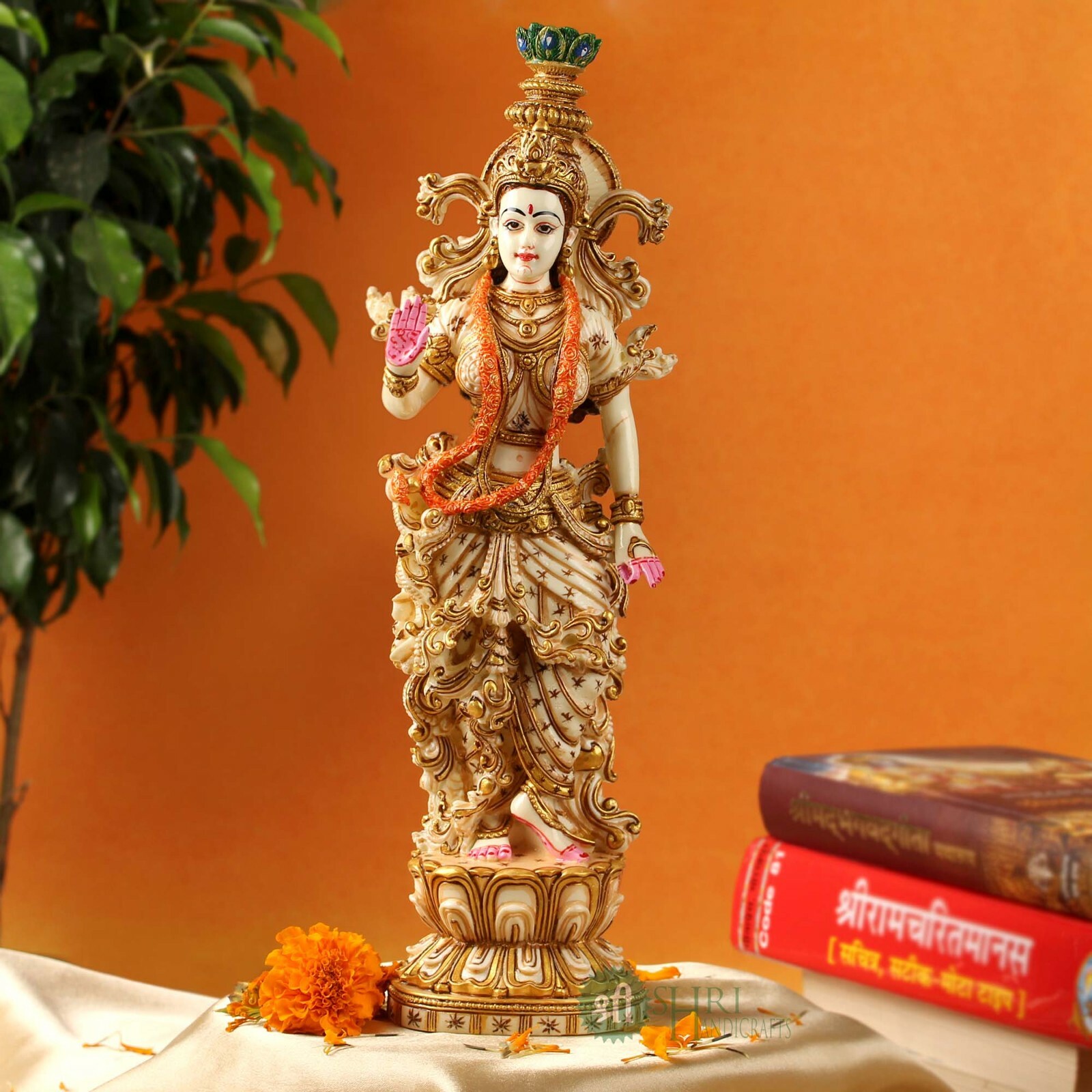 Goddes Radha Statue Parvati Idol Indian Deity Spiritual Hindu God Mothers Gifts Goddes Radha Statue Parvati Idol Indian Deity Spiritual Hindu God Mothers Gifts