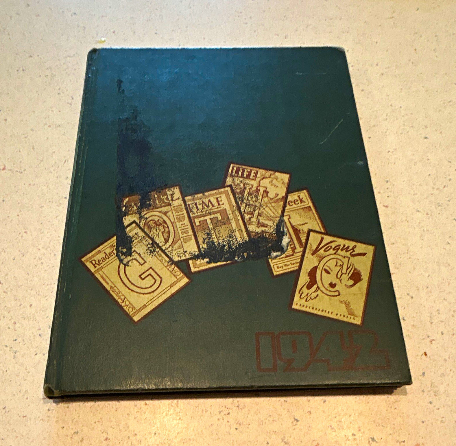 The Gothic 1942 Bloomington High School Yearbook Signed Original Bloomington IN The Gothic 1942 Bloomington High School Yearbook Signed Original Bloomington IN