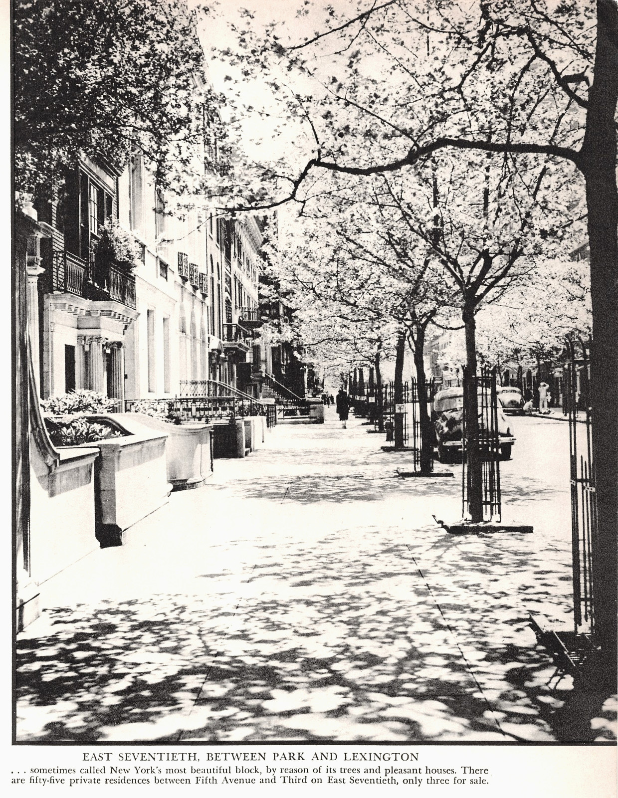 1939 New York City\'s Beautiful 70th St Italianate Architecture Vtg Mag Excerpt