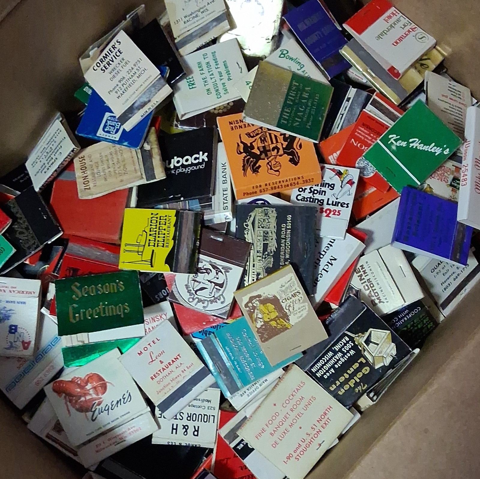 100 Vtg Partial Struck Matchbooks Large Mixed Lot Random Drawn 100 Vtg Partial Struck Matchbooks Large Mixed Lot Random Drawn