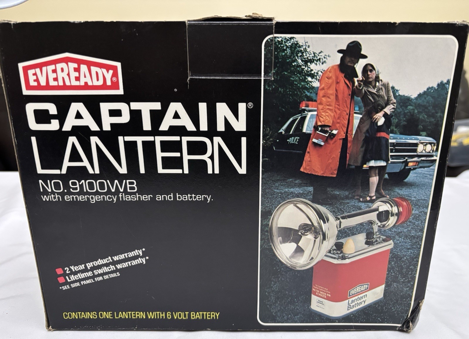 Vintage Mint Eveready Captain Lantern No.9100WB No Battery