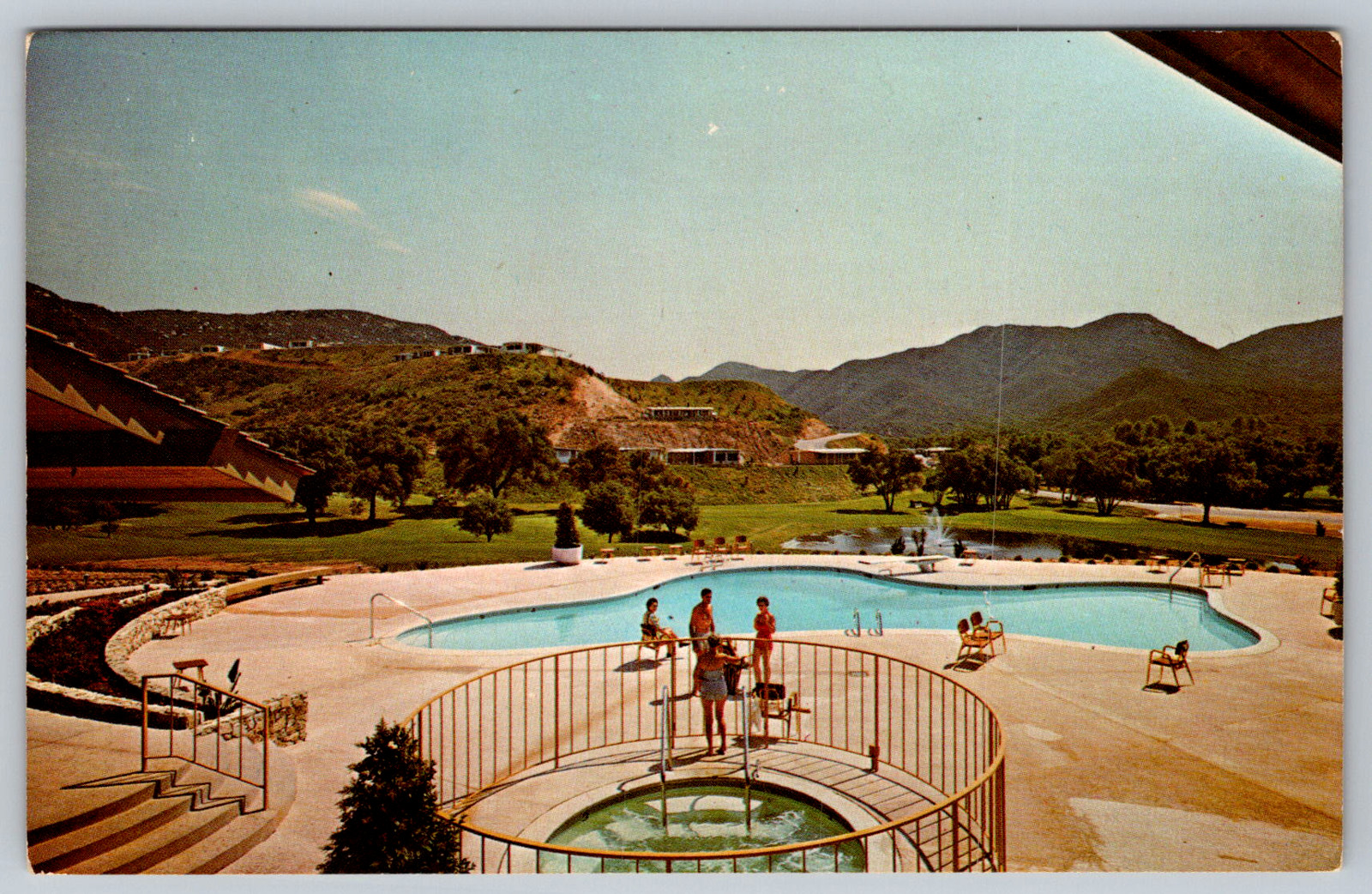 Lawrence Welk\'s Country Club Escondido California Vintage Postcard