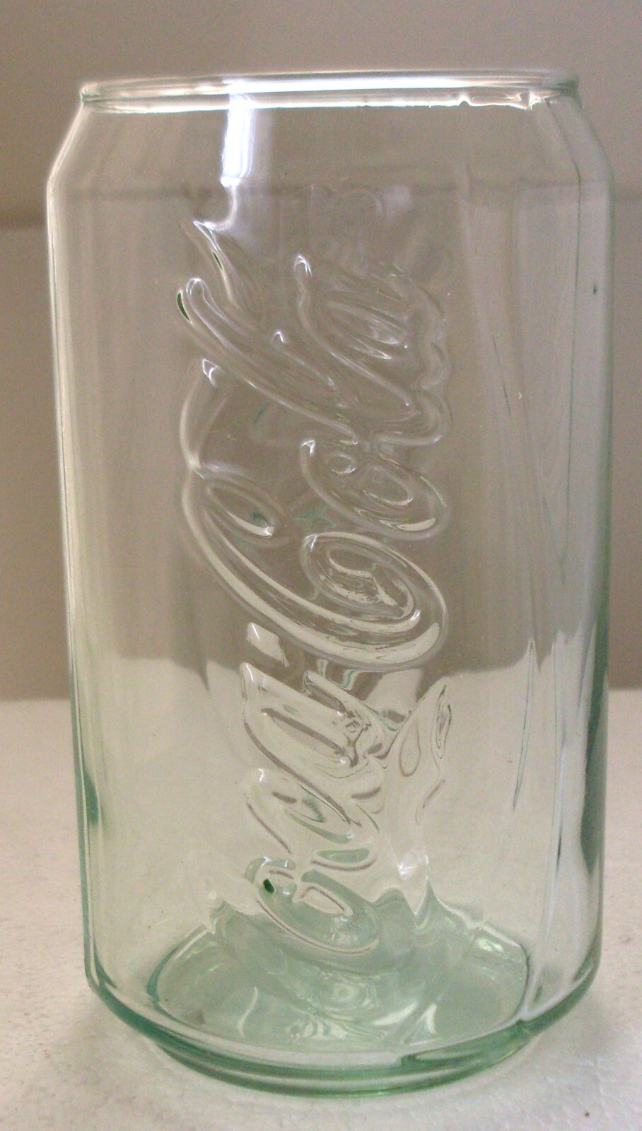 Coca Cola Coke Ltd Edition Collectable Clear Glass - Can Shape 12oz Brand New