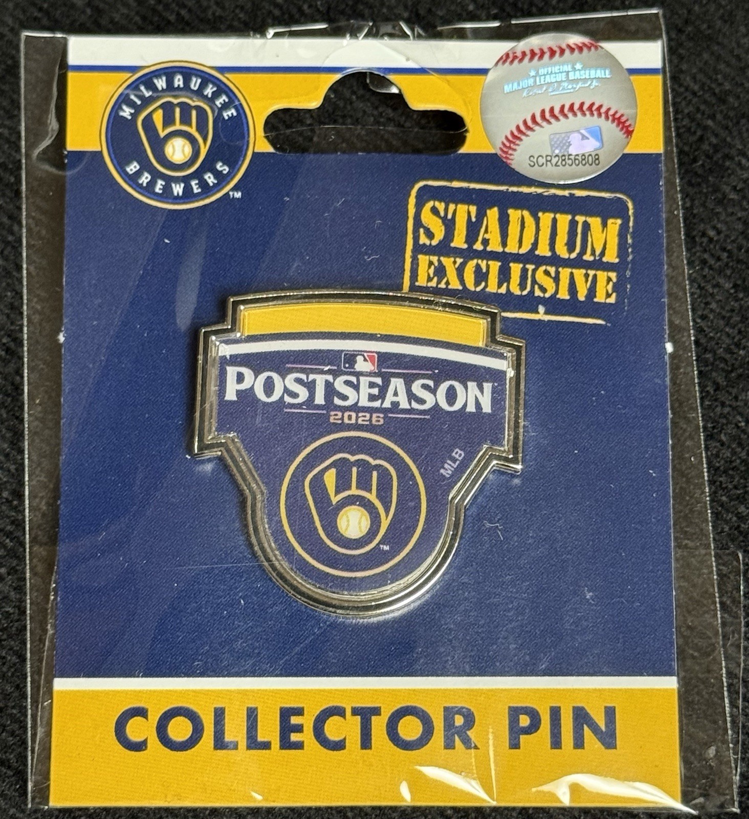 2026 Milwaukee BREWERS POSTSEASON Pin - STADIUM EXCLUSIVE