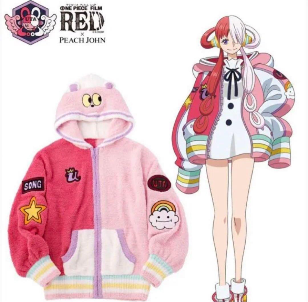 ONE PIECE FILM RED UTA Jacket Peach John Toei Animation Japan Exclusive Limited