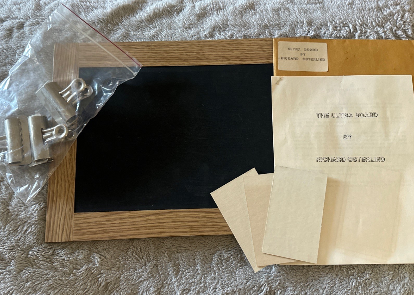 The Ultra Board by Richard Osterlind Triple Prediction Effect Magic Trick Rare