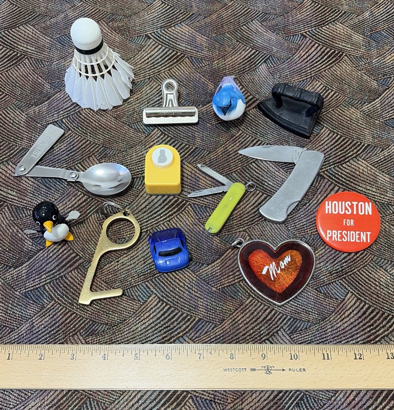 Junk Drawer Lot Vintage Thermos Victorinox Trinkets Knives Random Junk Drawer Lot Vintage Thermos Victorinox Trinkets Knives Random