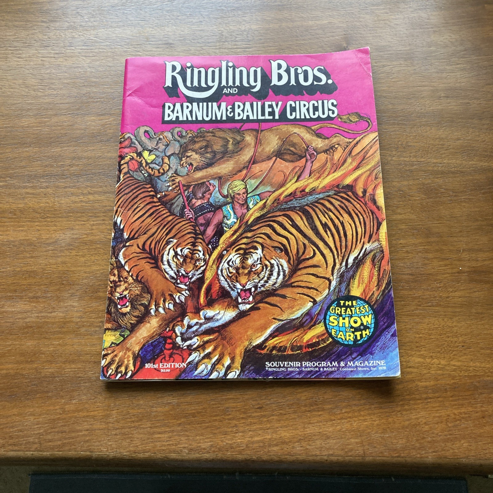 1972 Ringling Bros. & Barnum & Bailey Circus 101st Souvenir Program 1972 Ringling Bros. & Barnum & Bailey Circus 101st Souvenir Program