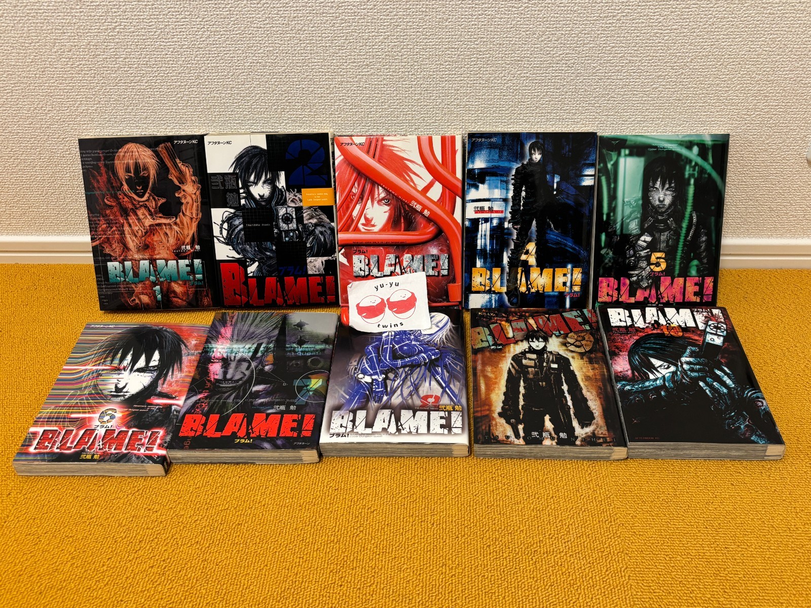 BLAME Vol.1-10 Comic Book Complete Set Japanese Manga Tsutomu Nihei