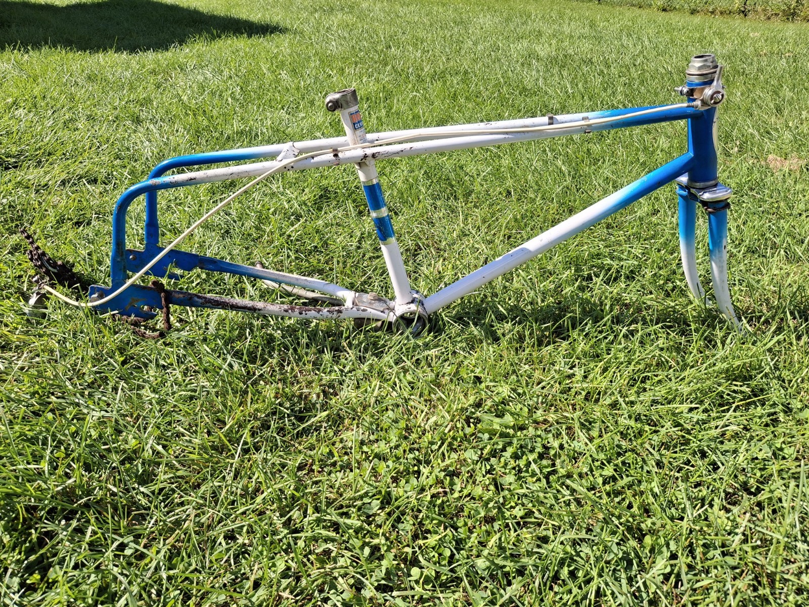 1976 Murray Eliminator 5 Speed Muscle Bike Frame Forks + Derailer Og Paint BMA/6