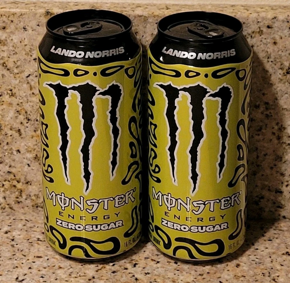 2x LIMITED MONSTER ENERGY LANDO NORRIS L7 ZERO SUGAR DRINK 2X NEW 2x LIMITED MONSTER ENERGY LANDO NORRIS L7 ZERO SUGAR DRINK 2X NEW