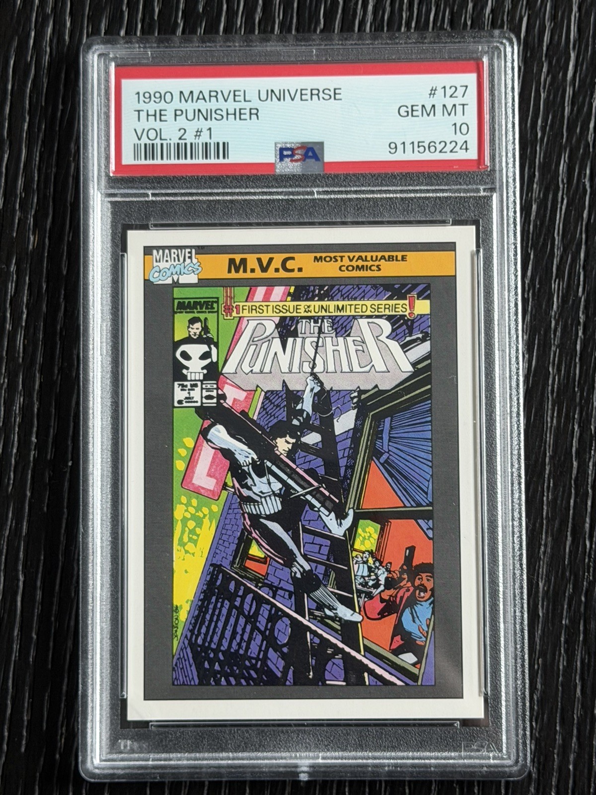 Punisher PSA 10 - 1990 Marvel Universe The Punisher Vol. 2 #1 PSA 10 GEM MINT