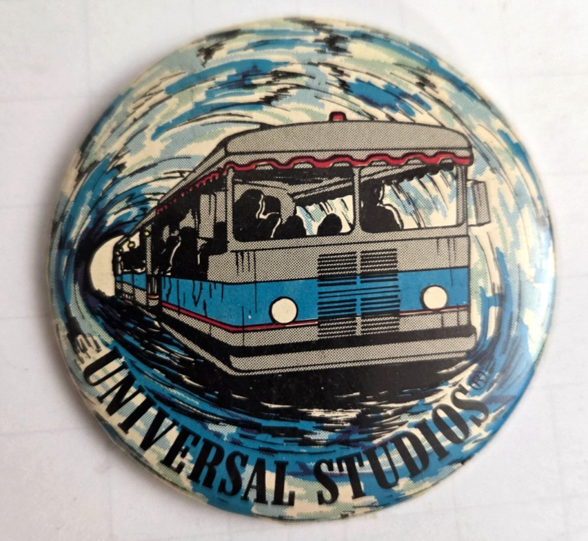 1980s Universal Studios Vintage Pin Pinback Button 2 1/4