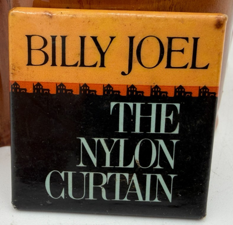Vintage Billy Joel - The Nylon Curtain - Square Pin 1.5 Vintage Billy Joel - The Nylon Curtain - Square Pin 1.5