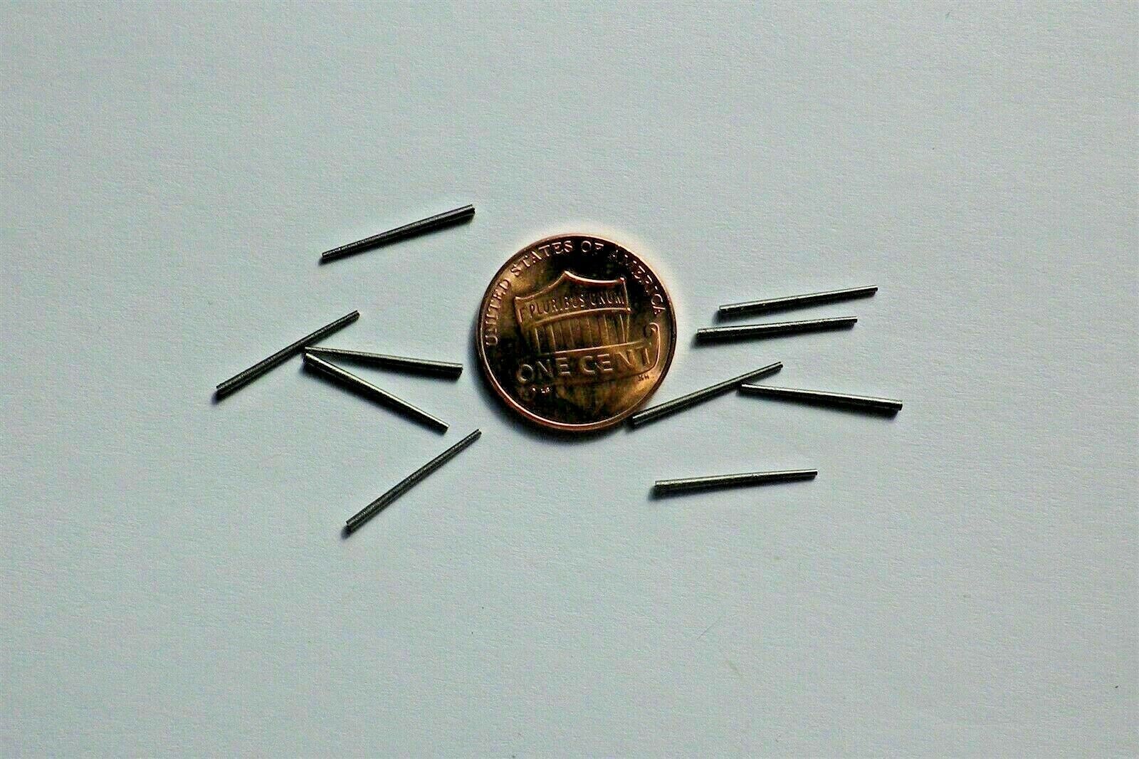 SHORT TAPER PINS BRASS OR STEEL 5 SIZES + 2 ASS. FOR CLOCKS 10 PK