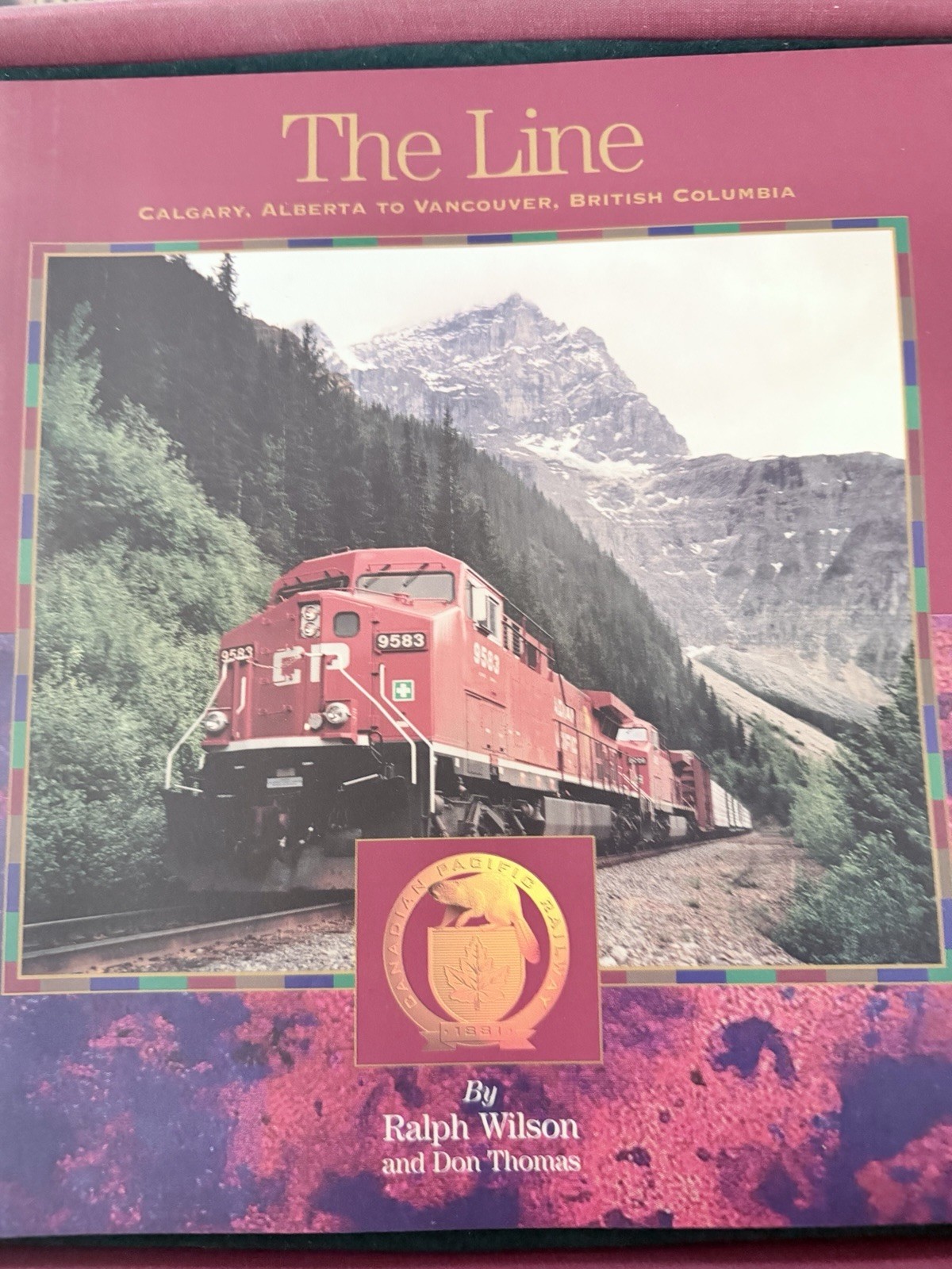 Canadian Pacific Railway Books Lot: The Line, Beaver Tales, Timetrack