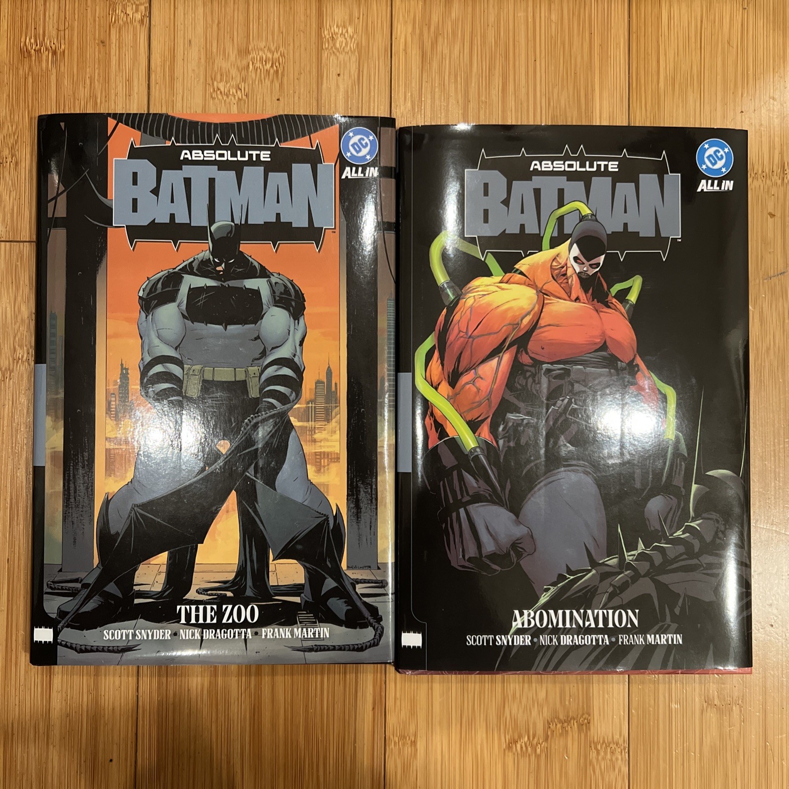 Absolute Batman Vol. 1: The Zoo And Vol 2: Abomination Hardcovers