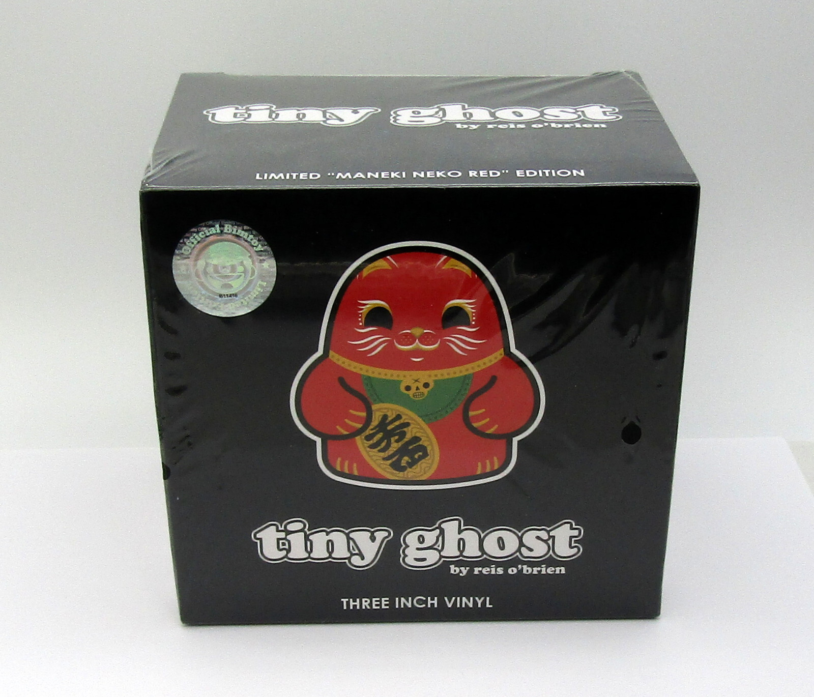 New Bimtoy Tiny Ghost Maneki Neko Red 3