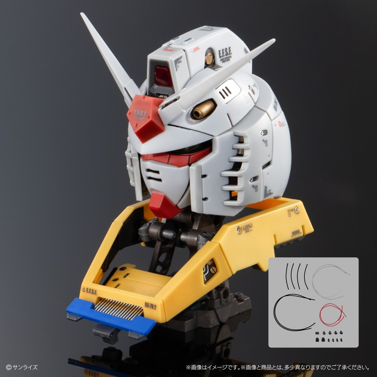 Bandai Gundam Exceed Model Trinity RX-78-2 Bust Figure Set Exterior Core Fighter
