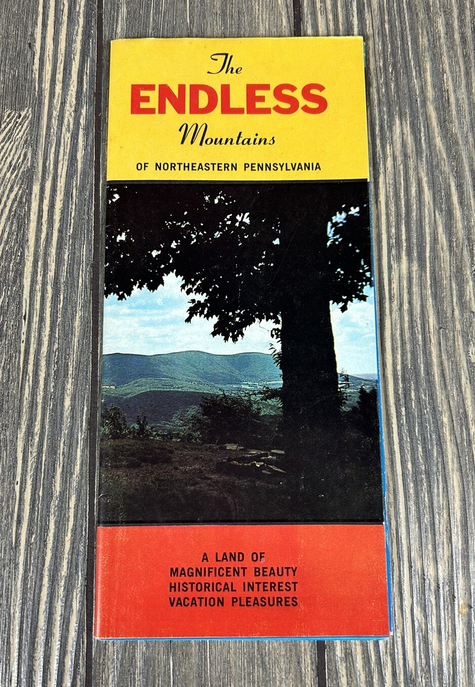 Vintage The Endless Mountains Of Northeastern Pennsylvania Brochure Pamphlet