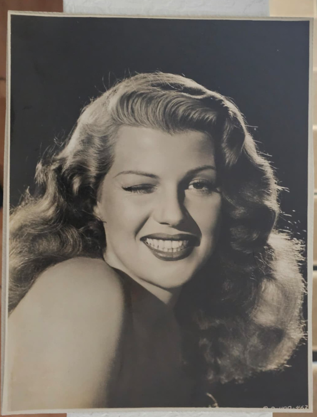 ART DECO DRAMATIC RITA HAYWORTH SMILING 1940s Hollywood ORIGINAL Photo 28