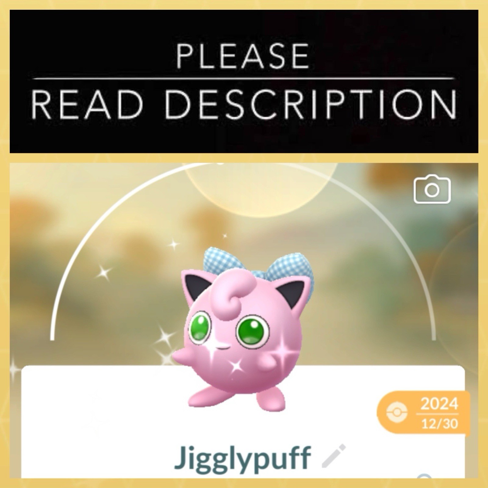 Shiny Jigglypuff Ribbon Bow Costume - Pokemon Go