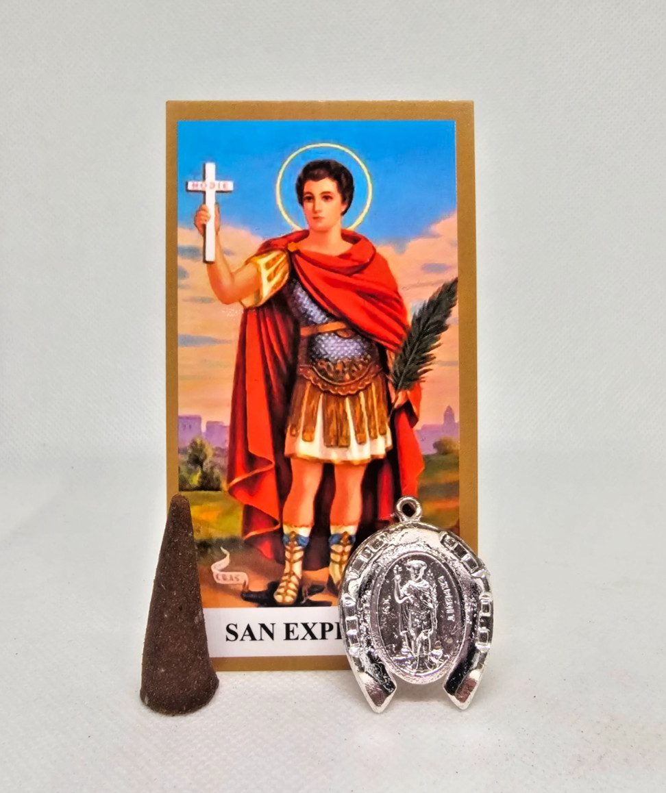 MEDALLA DE SAN EXPEDITO / SAINT EXPEDITE MEDAL PARA PROTECCION GUARDIA JUSTICIA