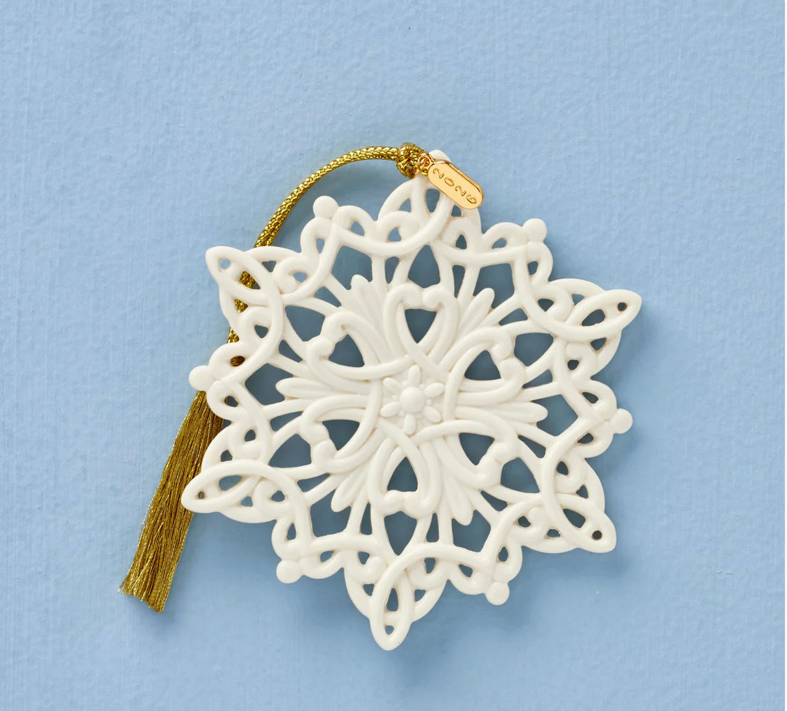 Lenox Annual Snowfantasies Snowflake Christmas Ornament New Dated 2026 898588