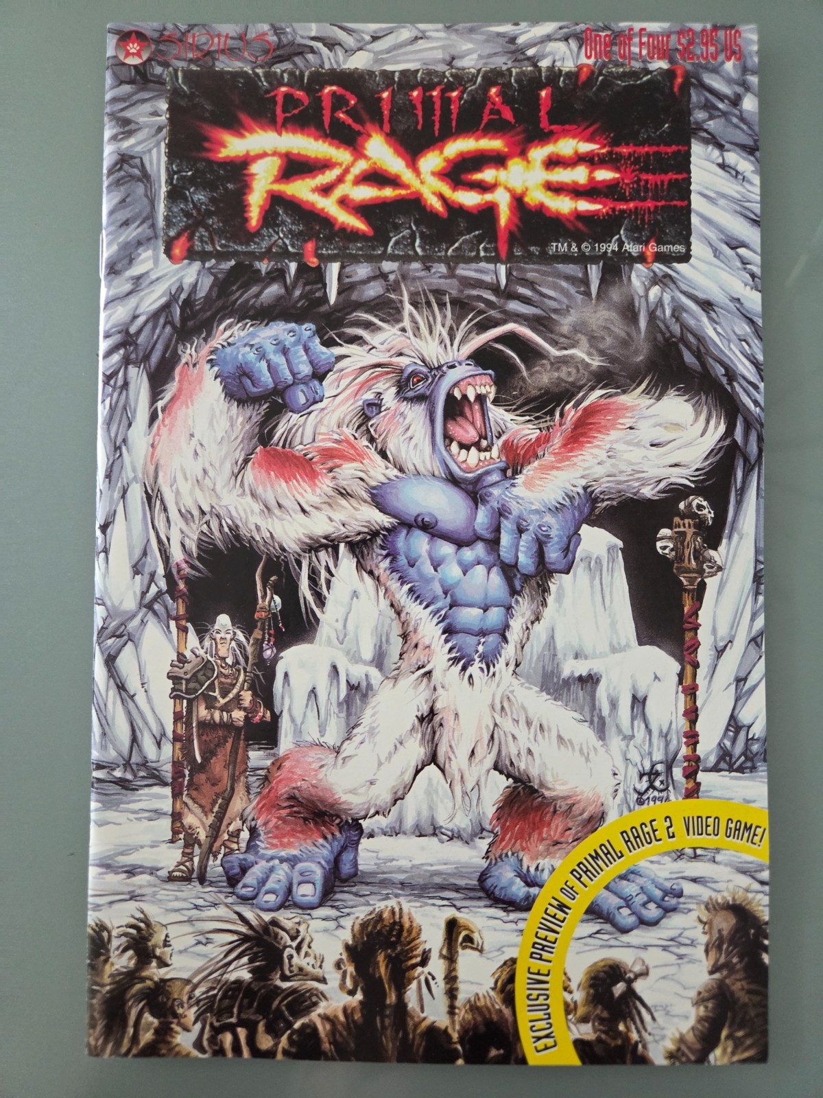 PRIMAL RAGE #1 (1996) SIRIUS ENTERTAINMENT COMICS ATARI VIDEO GAME